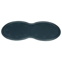 TRIXIE PLACEMAT NATUURRUBBER DONKERGRIJS 45X25 CM 2 ST - thumbnail