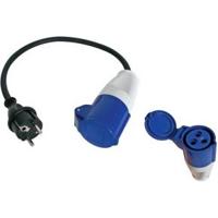 Verloopkabel CEE-contrastekker naar hybride Schuko-stekker 0,4m - thumbnail