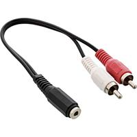 InLine 99151I draadloze audiozender 3,5 mm 10 m Zwart - thumbnail