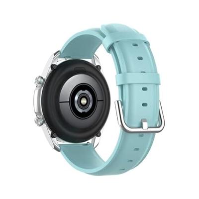 Classic leren bandje - Blauw - Garmin Vivoactive 6 / Vivoactive 5 / Vivoactive 3