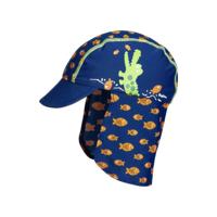Playshoes zwemcap Krokodil Blauw-49 cm - thumbnail
