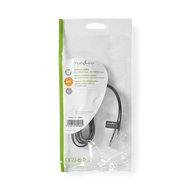 Telecomkabel | RJ12 (6P6C) Male - RJ12 (6P6C) Male | 1,00 m | Zwart - thumbnail