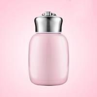 Mini leuke koffie vacuüm kolven Thermos RVS Cup reizen drink water fles Thermoses mokken 200ML (roze) - thumbnail