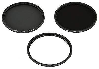 Hoya Digitale filterkit (72 mm, incl. circulair polarisatiefilter/ND-filter (NDx8)/HMC-C, UV-filter)