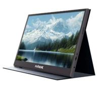 Nilox NXMP15FHD11 Monitor, 39,6 cm (15,6 inch), FHD, draagbaar display, type-C en mini-HDMI-aansluitingen, blauw lichtreductie - thumbnail