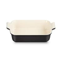 LE CREUSET - Aardewerk - Ovenschaal 26cm 2,40l Zwart - thumbnail