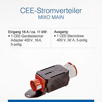 AS Schwabe MIXO MAIN 60530 CEE-adapter 16 A 400 V 1 stuk(s)