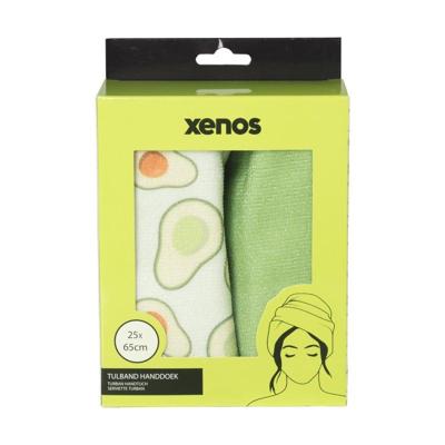 Handdoek tulband - avocado - set van 2 Handdoek tulband - avocado - set van 2