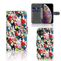 Apple iPhone 11 | Telefoonhoesje | Met pasjeshouder | Birds - thumbnail