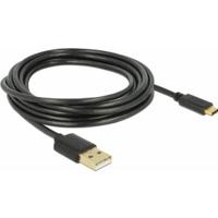 Delock 85209 USB 2.0-kabel Type-A naar Type-C 3 m - thumbnail