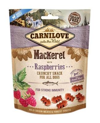 CARNILOVE CRUNCHY SNACK MAKREEL / FRAMBOOS 200 GR CARNILOVE CRUNCHY SNACK MAKREEL / FRAMBOOS 200 GR