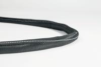 HellermannTyton 170-01102 Twist-In-FR 13 Gevlochten slang Zwart, Wit Polyester 10 tot 13 mm per meter - thumbnail