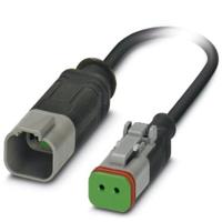 Phoenix Contact 1414992 Sensor/actuator connector, geassembleerd Aantal polen (sensoren): 2 Stekker, recht, Bus, recht 0.60 m 1 stuk(s) - thumbnail