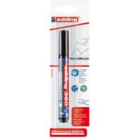 Whiteboardmarker edding 360 rond 1.5-3mm zw blist | 10 stuks - thumbnail
