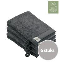 Walra Remade Cotton Washandje 16 x 21 cm 550 gram Grey - 6 stuks - thumbnail