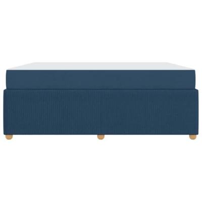 Bedframe met matras met matras Blauw 180 x 200 cm Stof