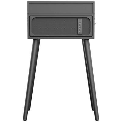 RYGHT ALTO Vinylplatenspeler op standaards - Zwart - Geïntegreerde Bluetooth-luidspreker