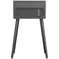 RYGHT ALTO Vinylplatenspeler op standaards - Zwart - Geïntegreerde Bluetooth-luidspreker - thumbnail