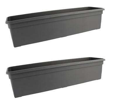 Bloembak Bruin lengte 60cm