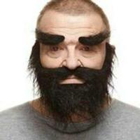 Valse baard My Other Me Zwart - thumbnail