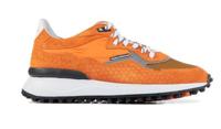 Floris van Bommel Heren Sneakers in Suede (Oranje) - thumbnail