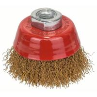 Bosch Accessories Komborstel, messing, gegolfde draad, 70 mm, 0,3 mm, 12.500 omw/min, M 14 Bosch Power Tools 1608614020 1 stuk(s) - thumbnail