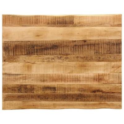 Tafelblad met natuurlijke rand 90x80x2,5 cm massief mangohout