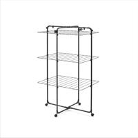 Brabantia HangOn Droogtoren 230 cm Droogruimte Matt Zwart - thumbnail
