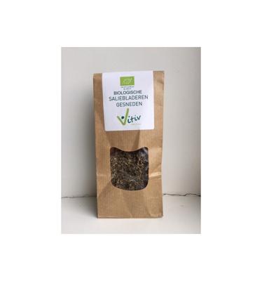 Vitiv Salieblad gesneden bio 25 Gram Vitiv Salieblad gesneden bio 25 Gram