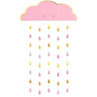 Deurdecoratie Geboorte Meisje Wolkje - thumbnail