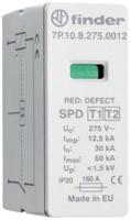 Finder 7P.10.8.275.0012 7P.10.8.275.0012 Insteekbare overspanningsafleider Overspanningsbeveiliging voor: Verdeelkast 20 kA 1 stuk(s) - thumbnail