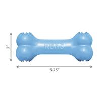 KONG PUPPY GOODIE BONE ROZE OF BLAUW ASSORTI 13X5X3 CM - thumbnail