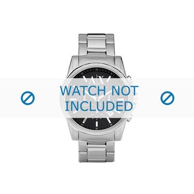 Horlogeband Armani AX2084 Staal 22mm