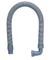 Kirchhoff ECO-SAVE kunststof Verlängerungsschlauch, grijs, 1 1/2"ER x 1000 x 40/50 mm, met 90° bocht - 98836419 - thumbnail