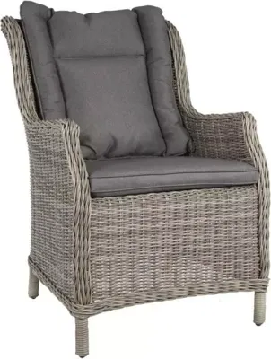 Wine & Dine Smoke tuinstoel set van 2