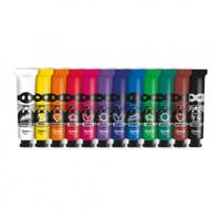 Maped Color&apos;Peps plakkaatverf, tubes van 12 ml, ophangdoos met 12 tubes in geassorteerde kleuren - thumbnail