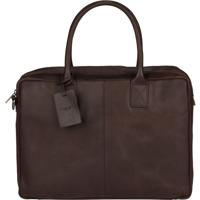 Burkely Vintage Taylor Worker 15" laptopbag-Brown - thumbnail