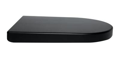 Wiesbaden Vesta toiletzitting softclose en quick release mat zwart