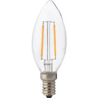 LED Lamp - Kaarslamp - Filament - E14 Fitting - 4W - Warm Wit 2700K - thumbnail