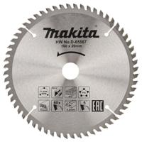 Makita Accessoires D-65567 Afkortzaagblad | div. materialen | 160x20x2,2 | 60T | 5g - D-65567 - thumbnail