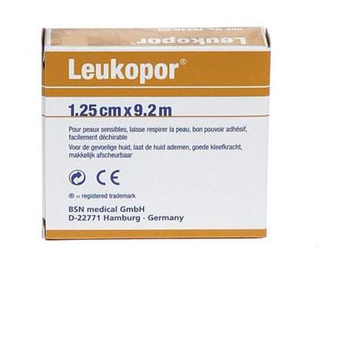 Leukopor Hechtpleister 9.2m x 1.25cm +D 76447 1 Stuks Leukopor Hechtpleister 9.2m x 1.25cm +D 76447 1 Stuks