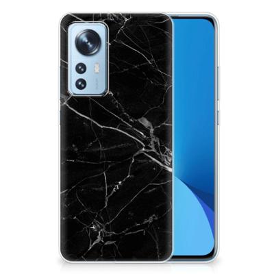 Xiaomi 12 | 12X | TPU | Siliconen hoesje | Marmer Zwart - Origineel Cadeau Vader Xiaomi 12 | 12X | TPU | Siliconen hoesje | Marmer Zwart - Origineel Cadeau Vader