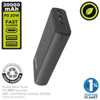 Powerbank Muvit for Change DP200G-R-PD Zwart 20 W - thumbnail