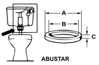 Cornat Dichting Afloop Spoelbak Abustar - TEC380419 - thumbnail