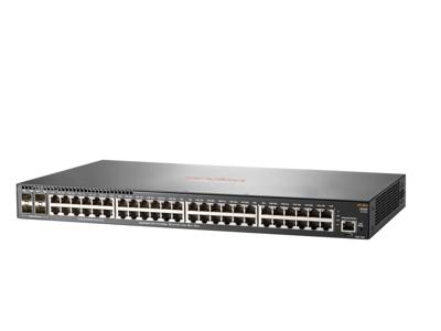 Hewlett Packard Enterprise Aruba 2930F 48G 4SFP Managed L3 Gigabit Ethernet (10/100/1000) 1U Grijs Hewlett Packard Enterprise Aruba 2930F 48G 4SFP Managed L3 Gigabit Ethernet (10/100/1000) 1U Grijs