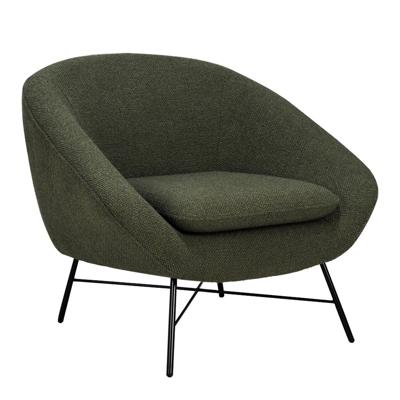 Ethnicraft Fauteuil 'Barrow' Structuurstof, kleur Pine Green Ethnicraft Fauteuil 'Barrow' Structuurstof, kleur Pine Green