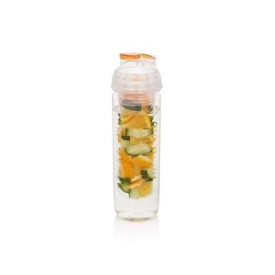 Loooqs - water fles met infuser oranje