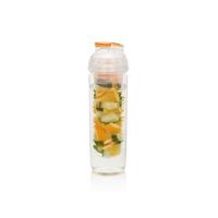 Loooqs - water fles met infuser oranje - thumbnail