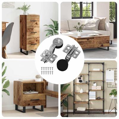 Scharnier 2 pcs Zilver 0 IJzer