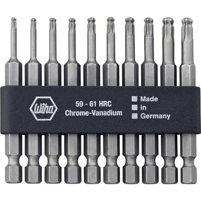 Wiha Bitset Professional 70 mm TORX® kogelkop 1/4" incl. bitstrook 11-delig - 32804 - 32804 Wiha Bitset Professional 70 mm TORX® kogelkop 1/4" incl. bitstrook 11-delig - 32804 - 32804